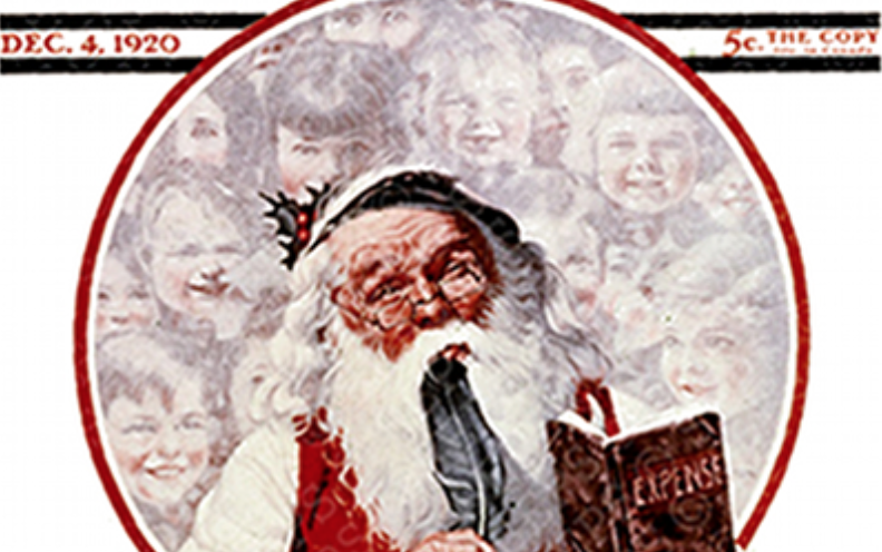 A Merry Old 1920s Santa Claus